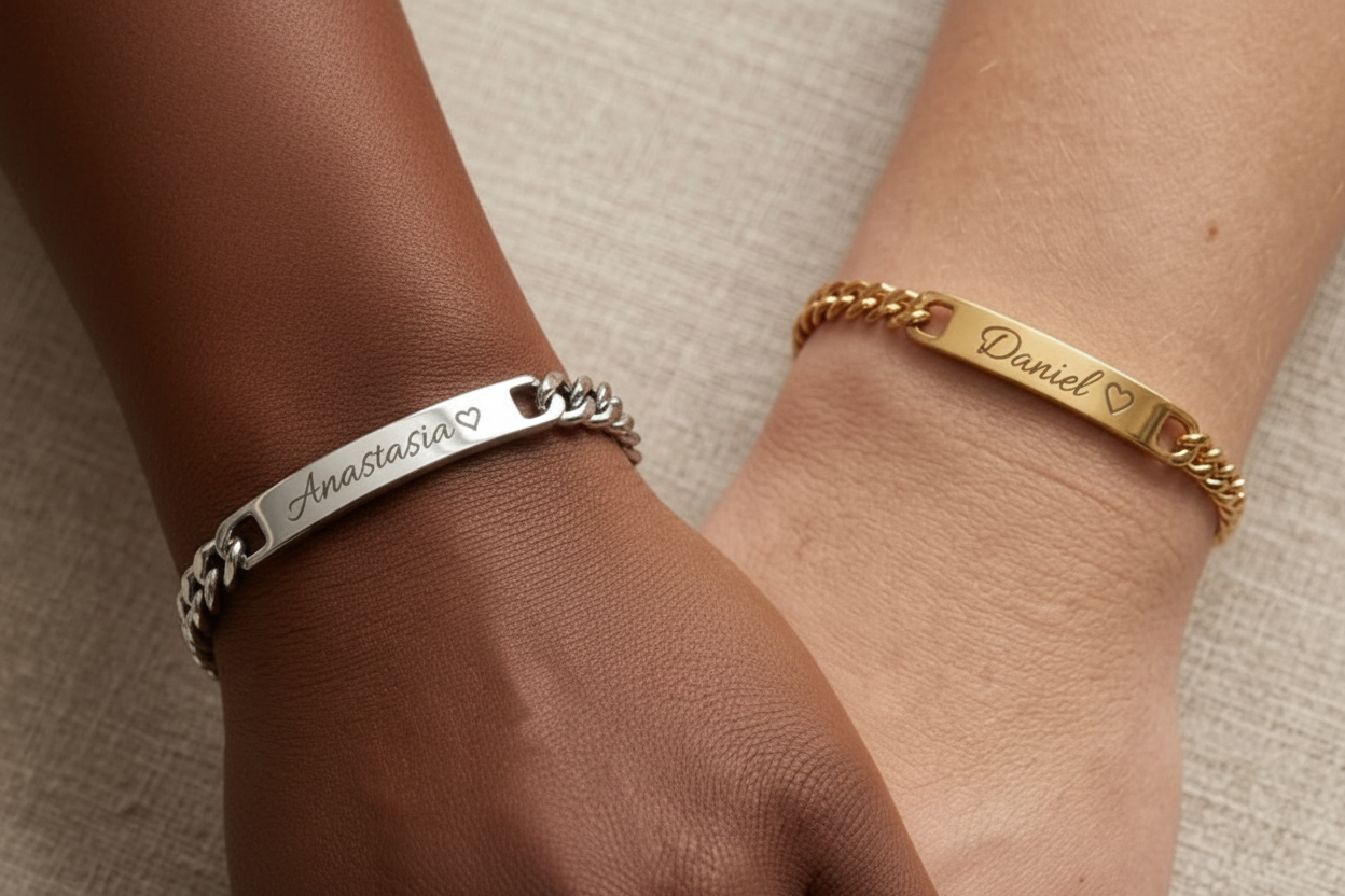 Namens Couple Armbänder