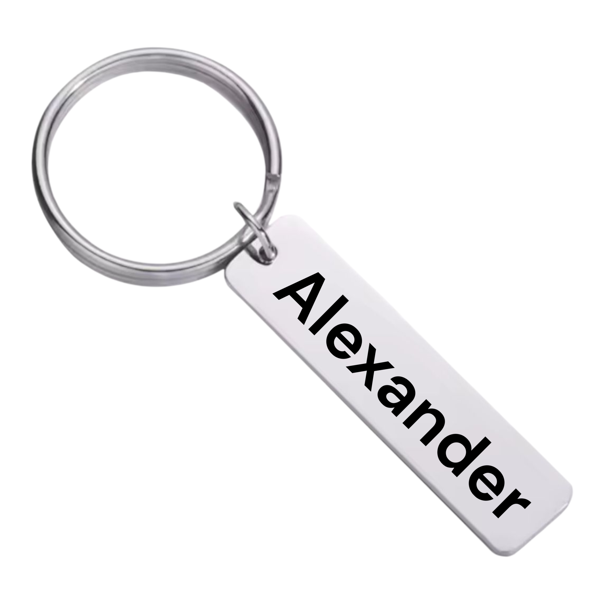 Personalized keychain – Engraved with name, date or message | Gift for partner & family