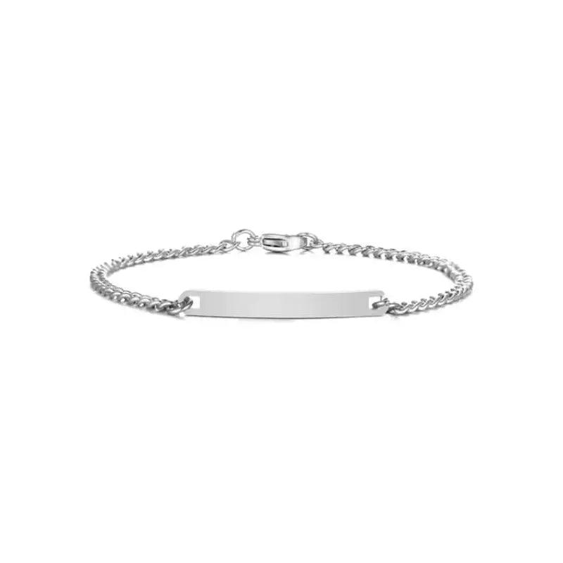 Einzelnes Gravur Armband Schmal - ForeverEngraved