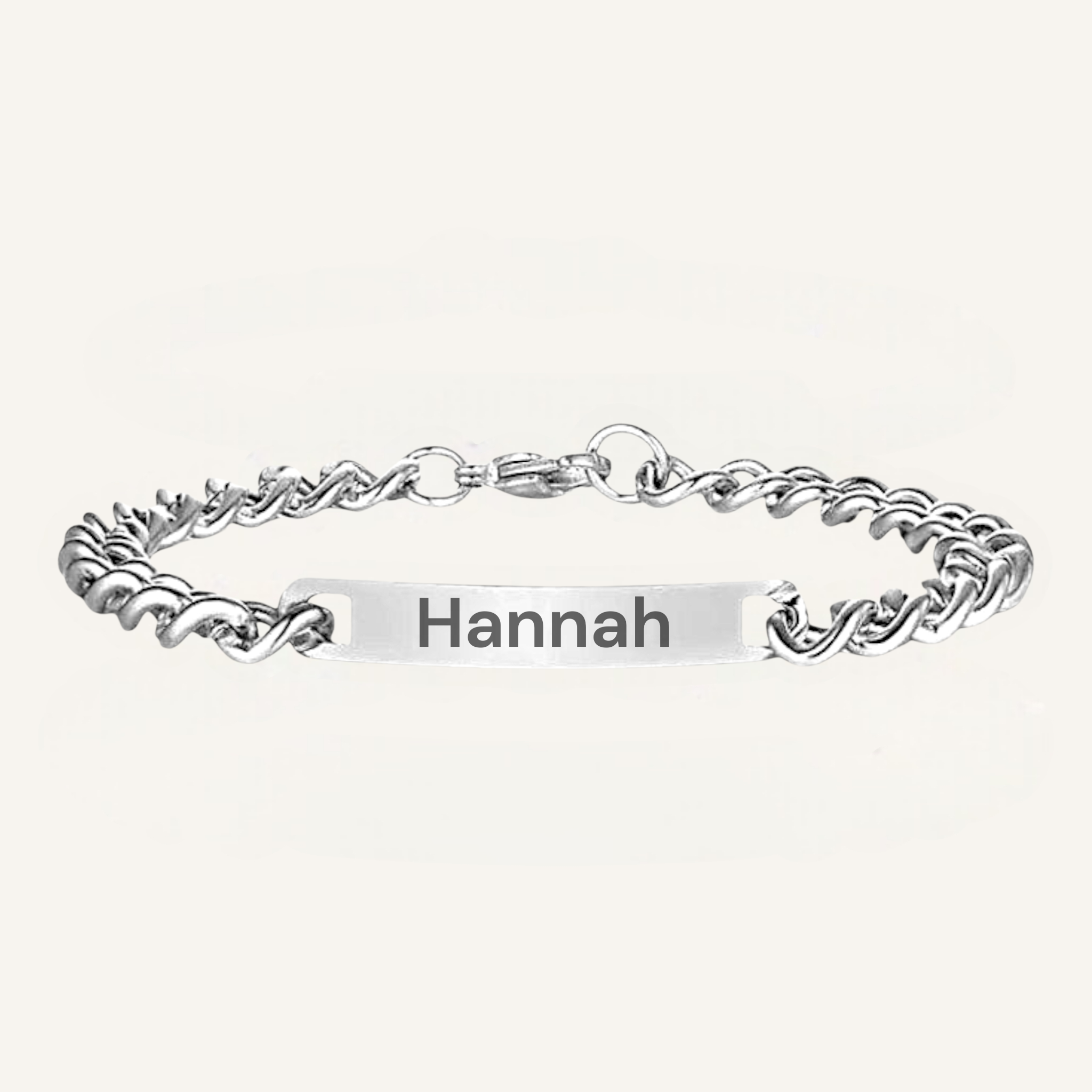 Single Engraved Bracelet Wide