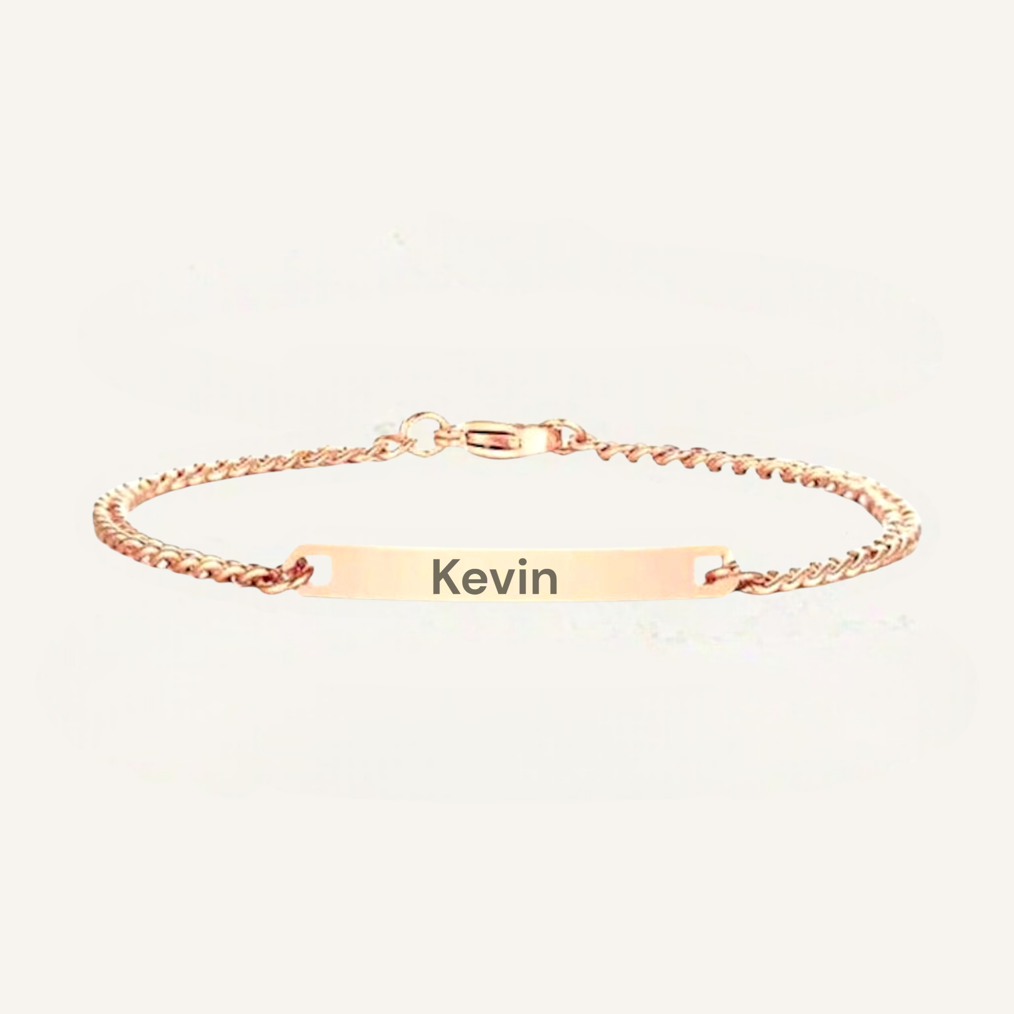 Einzelnes Gravur Armband Schmal