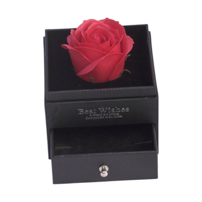 Rosen Geschenkbox (Schwarz)