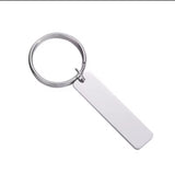 Personalized stainless steel eye keychains