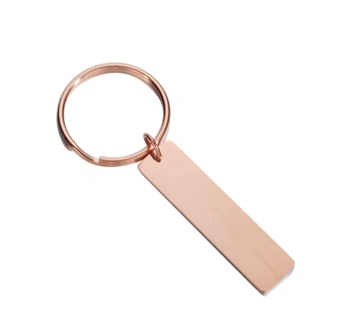 Personalized stainless steel eye keychains