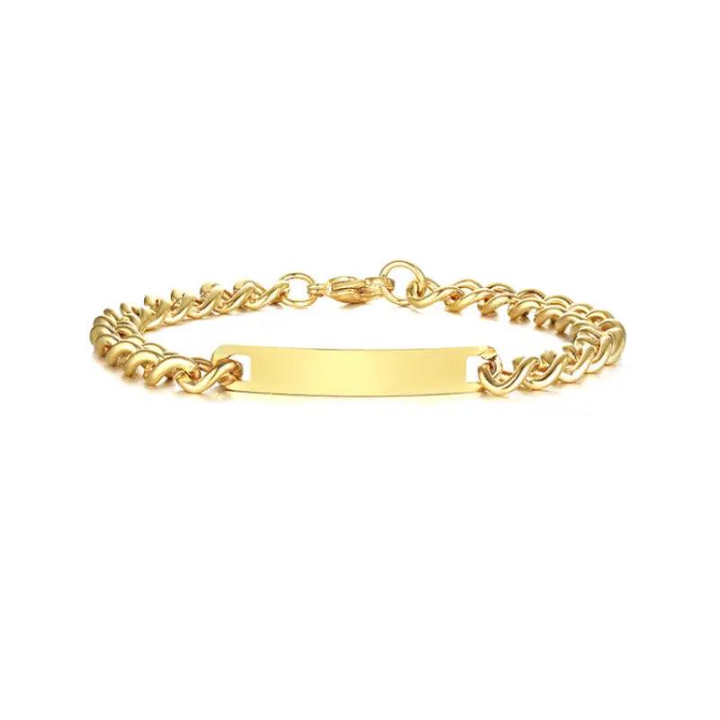 Einzelnes Gravur Armband Breit - ForeverEngraved