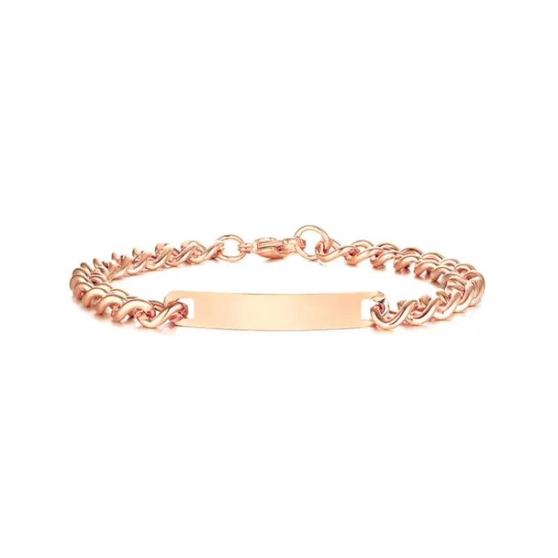 Einzelnes Gravur Armband Breit - ForeverEngraved