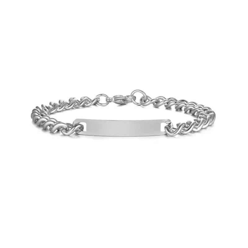 Einzelnes Gravur Armband Breit - ForeverEngraved