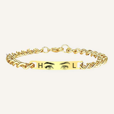 Personalisiertes Augenarmband