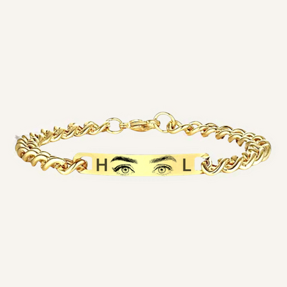 Personalisiertes Augenarmband