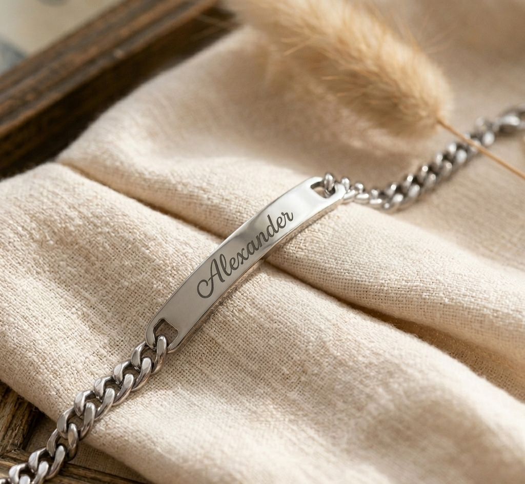 Partnerarmbänder mit Gravur
