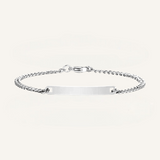 Slim Personalized Engraving Bracelet – Stainless Steel