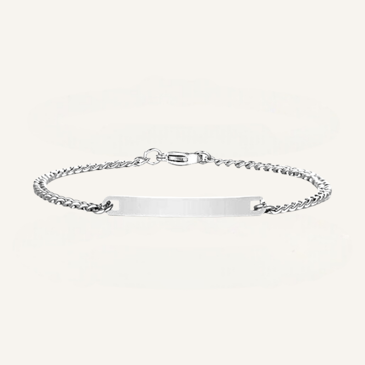 Slim Personalized Engraving Bracelet – Stainless Steel