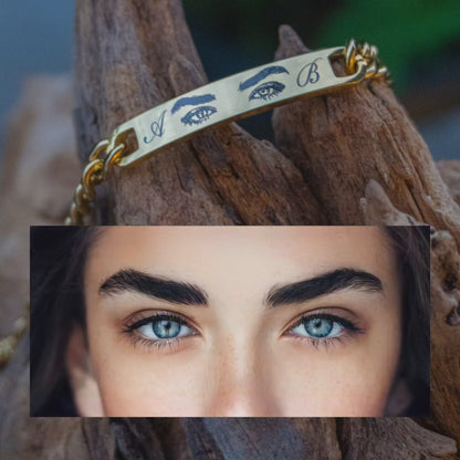 Personalisiertes Augenarmband Einzeln - ForeverEngraved