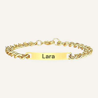 Gravur-Armband aus Edelstahl