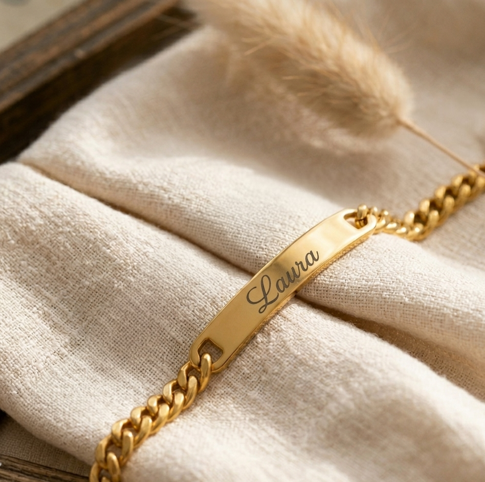 Partnerarmbänder mit Gravur