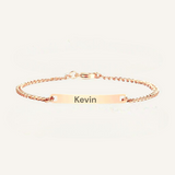 Slim Personalized Engraving Bracelet – Stainless Steel