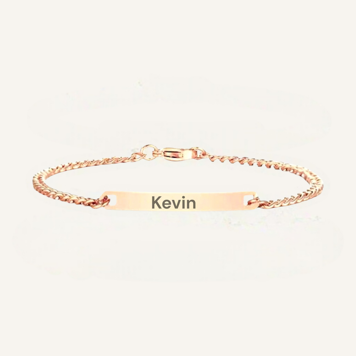 Slim Personalized Engraving Bracelet – Stainless Steel