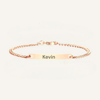 Schmales Gravur-Armband aus Edelstahl